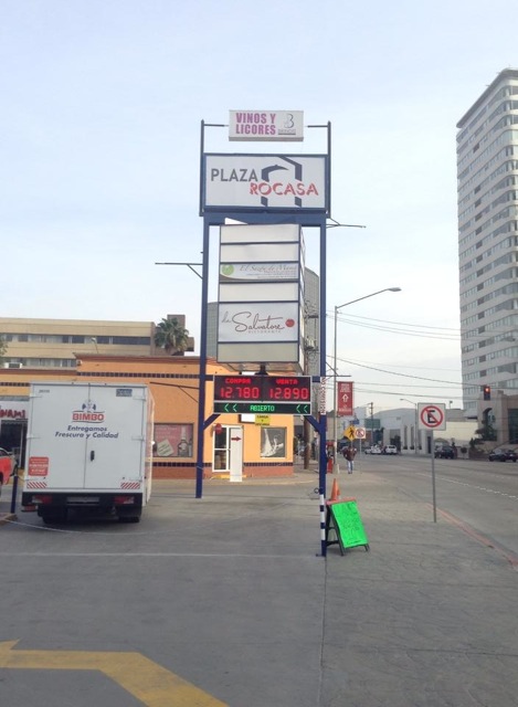 Location of Da Salvatore restaurant in Plaza Rocasa, Tijuana